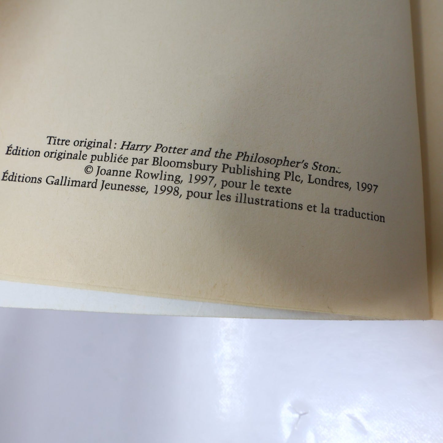 Harry Potter à l'École des Sorciers 1ère Édition Illustrée octobre 1999 Rowling