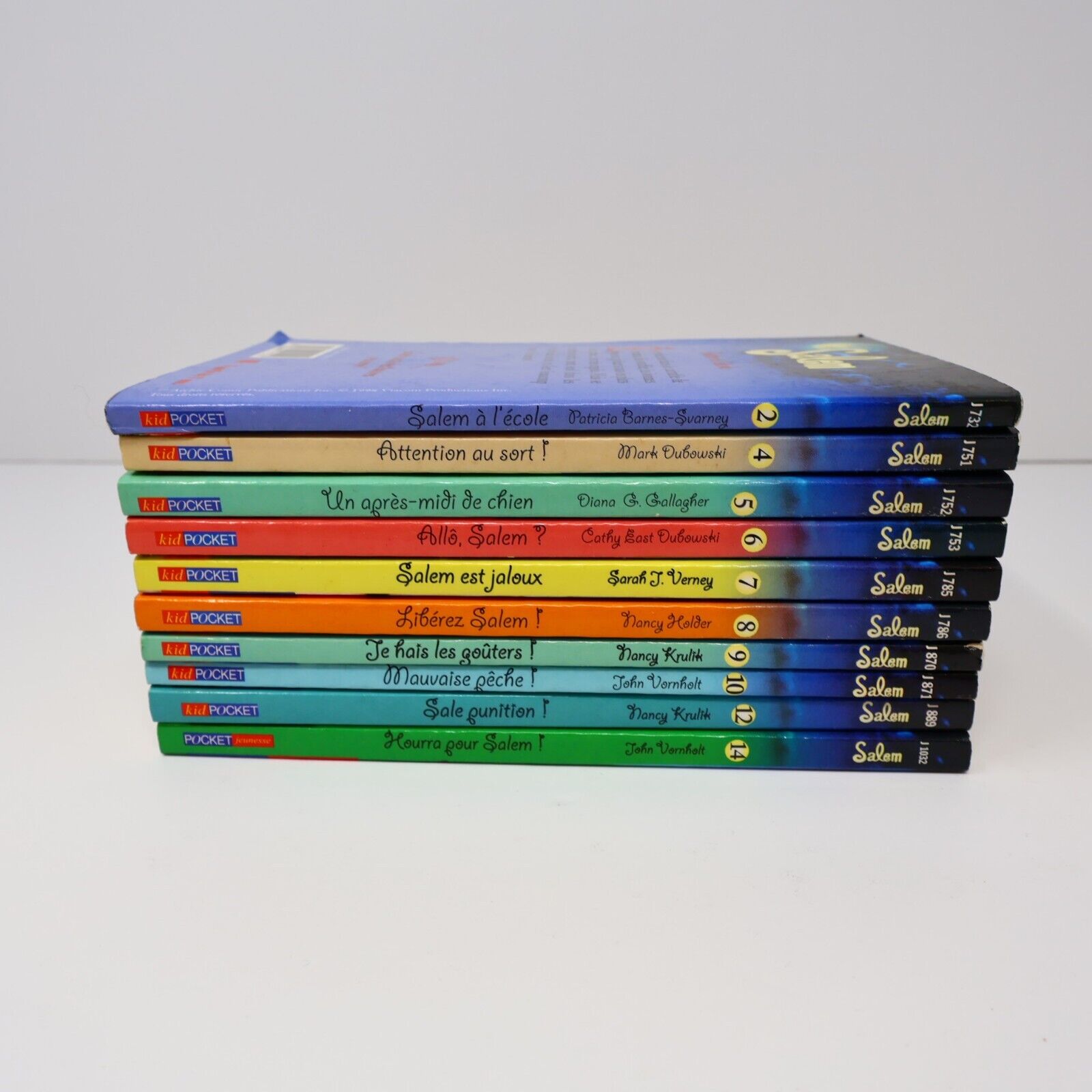 10x Salem le Chat de Sabrina #2 4-10 12 14 Fantasy Pocket Lot Livres Français PB