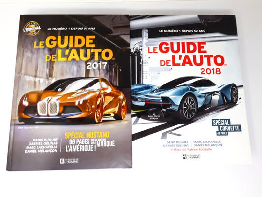 Le Guide de l'Auto 2017/2018 Lot 2 Livres Duquet/Gélinas Transports Automobile