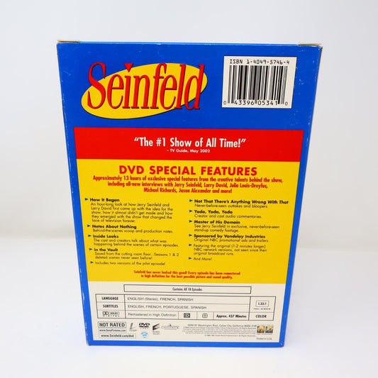 Seinfeld DVD Seasons 1 & 2 2004 Special Features Jerry Seinfeld NTSC 4:3