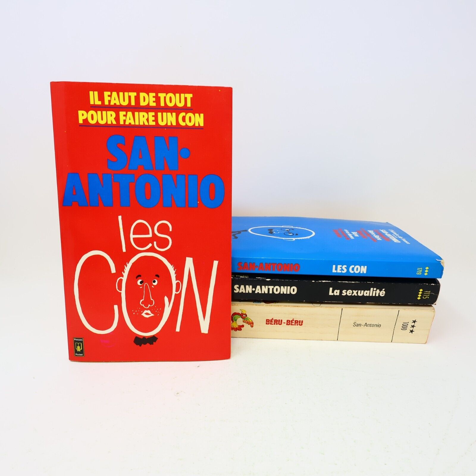 San-Antonio Les Con #1-2 Béru-Béru La Sexualité Lot 4 Livres Français French 70s