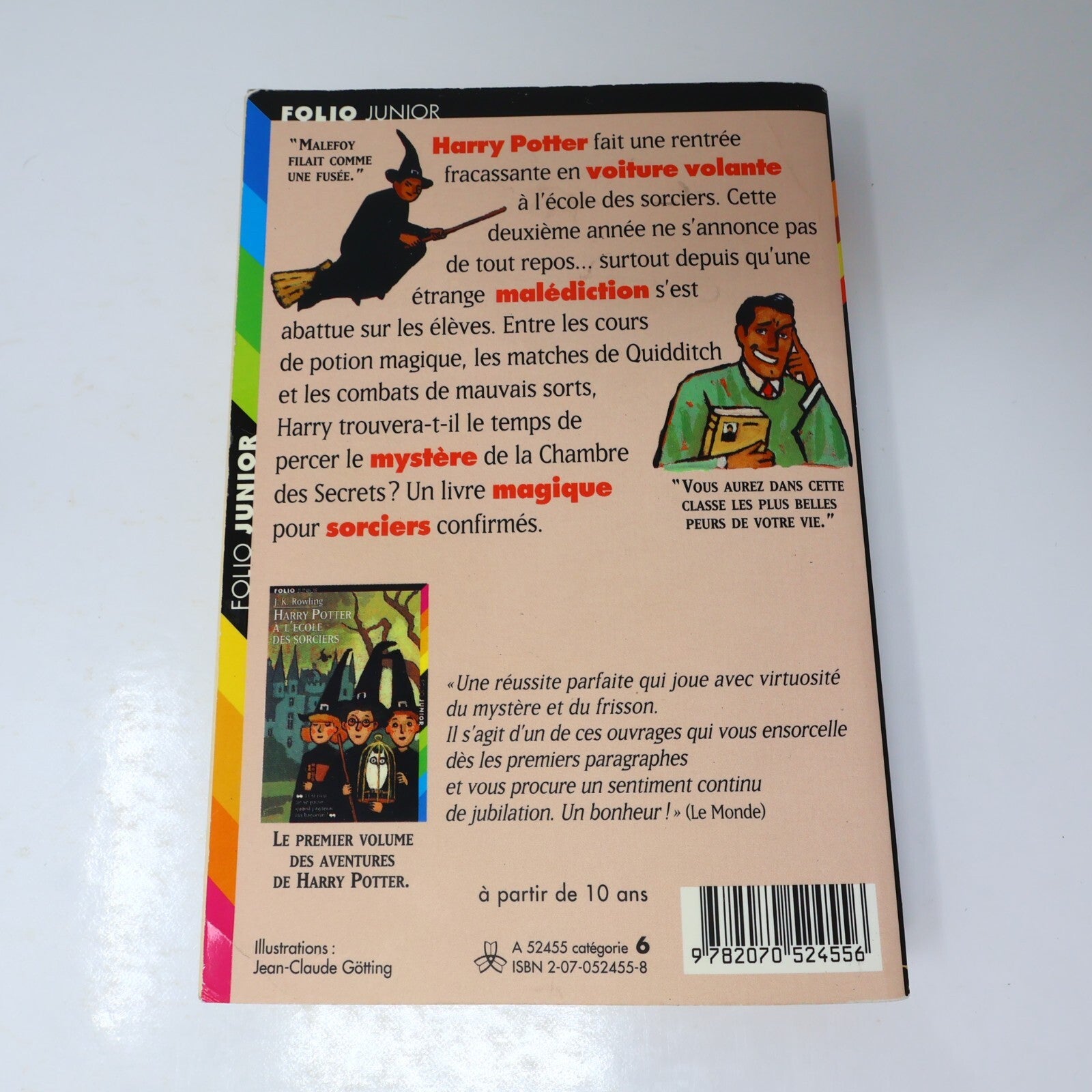 Harry Potter et la Chambre des Secrets Livre Première Édition Illustrée Mar 1999