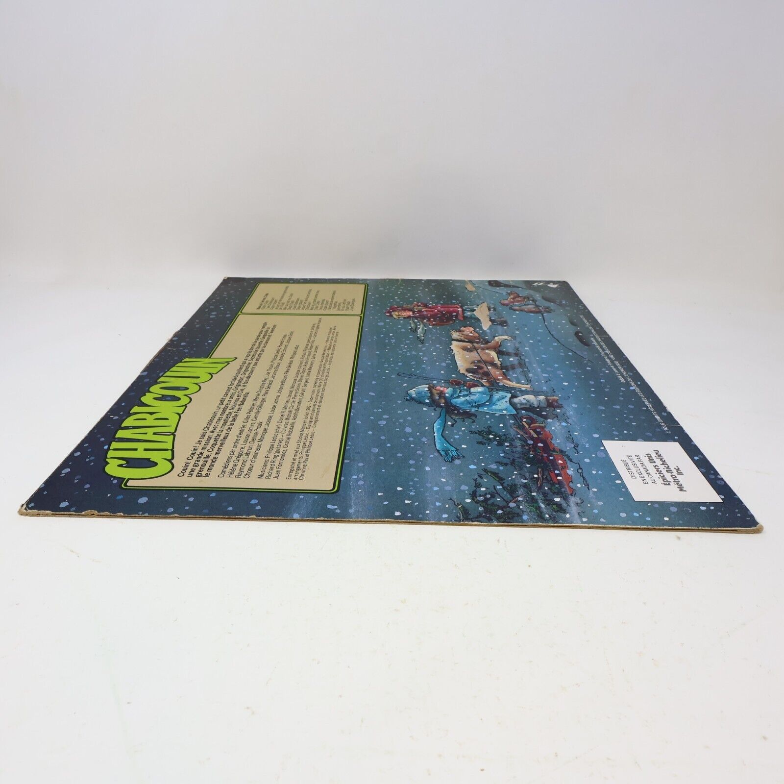 Chabicouin + À la Ferme Lot 2 Disques LP Enfants Français Kébec Disque L'Encrier