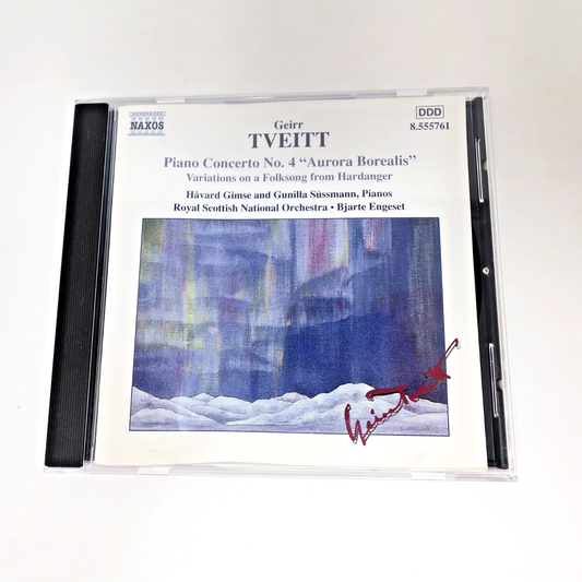 Piano Concerto #4 Aurora Borealis CD Tveitt/Gimse/Sussmann/Engeset/RSNO 2002