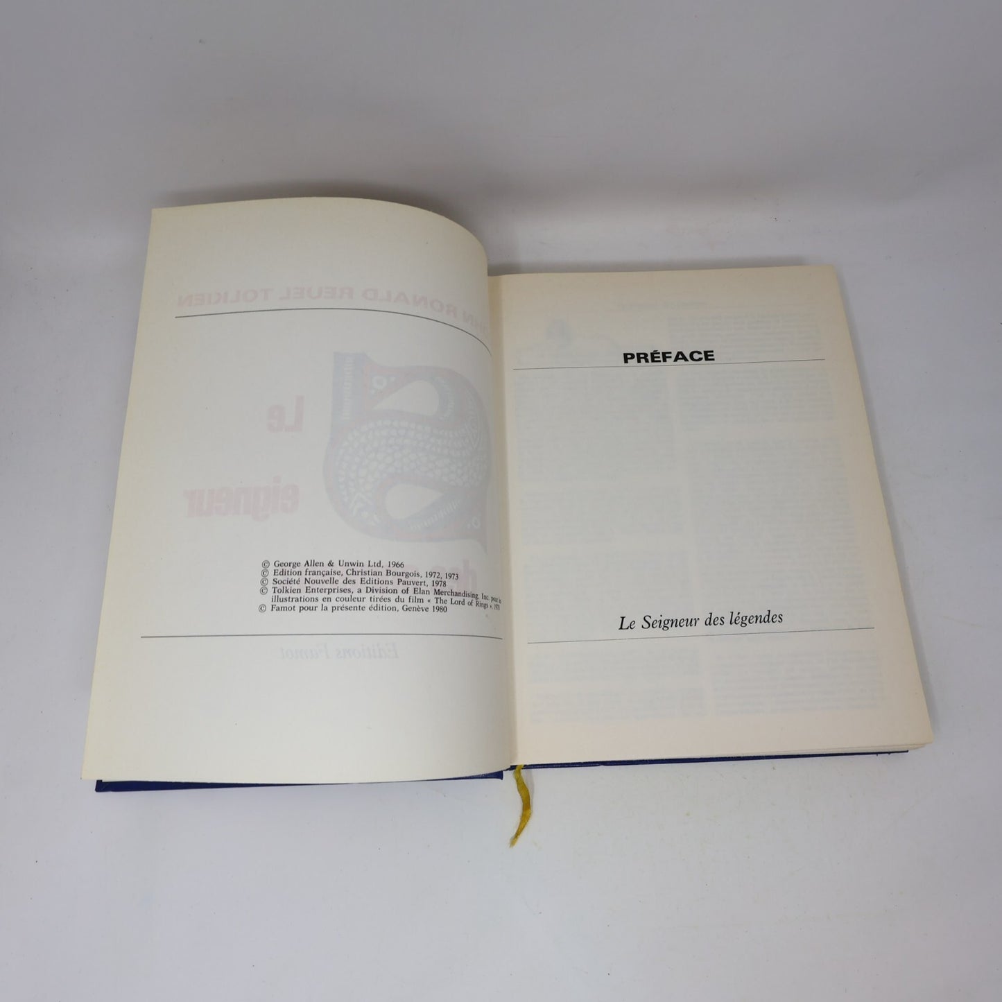 Le Seigneur des Anneaux #1-2 Lot 2 Livres J.R.R. Tolkien 1980 Famot Complète 80s