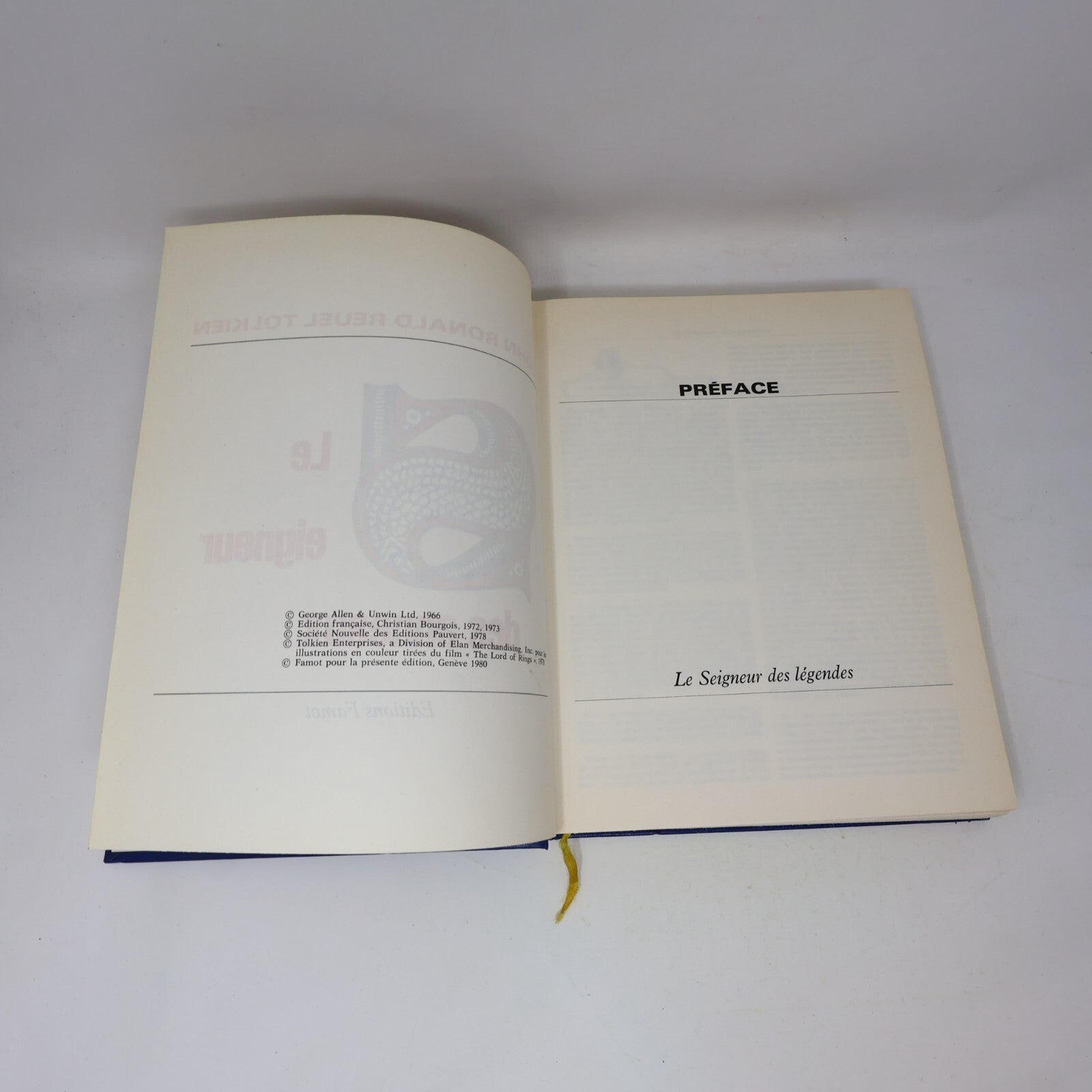Le Seigneur des Anneaux #1-2 Lot 2 Livres J.R.R. Tolkien 1980 Famot Complète 80s