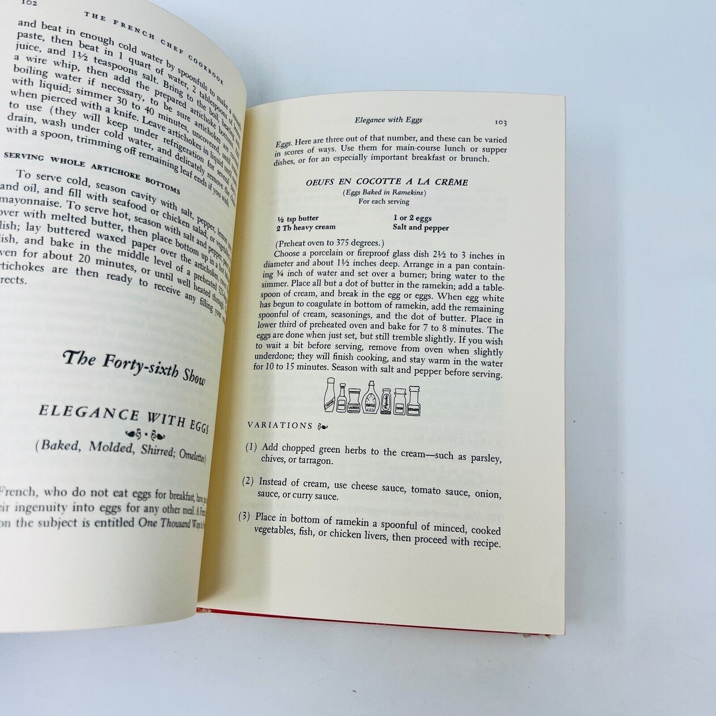 1968 The French Chef Cookbook by Julia Child Hardcover Alfred A. Knopf - No DJ