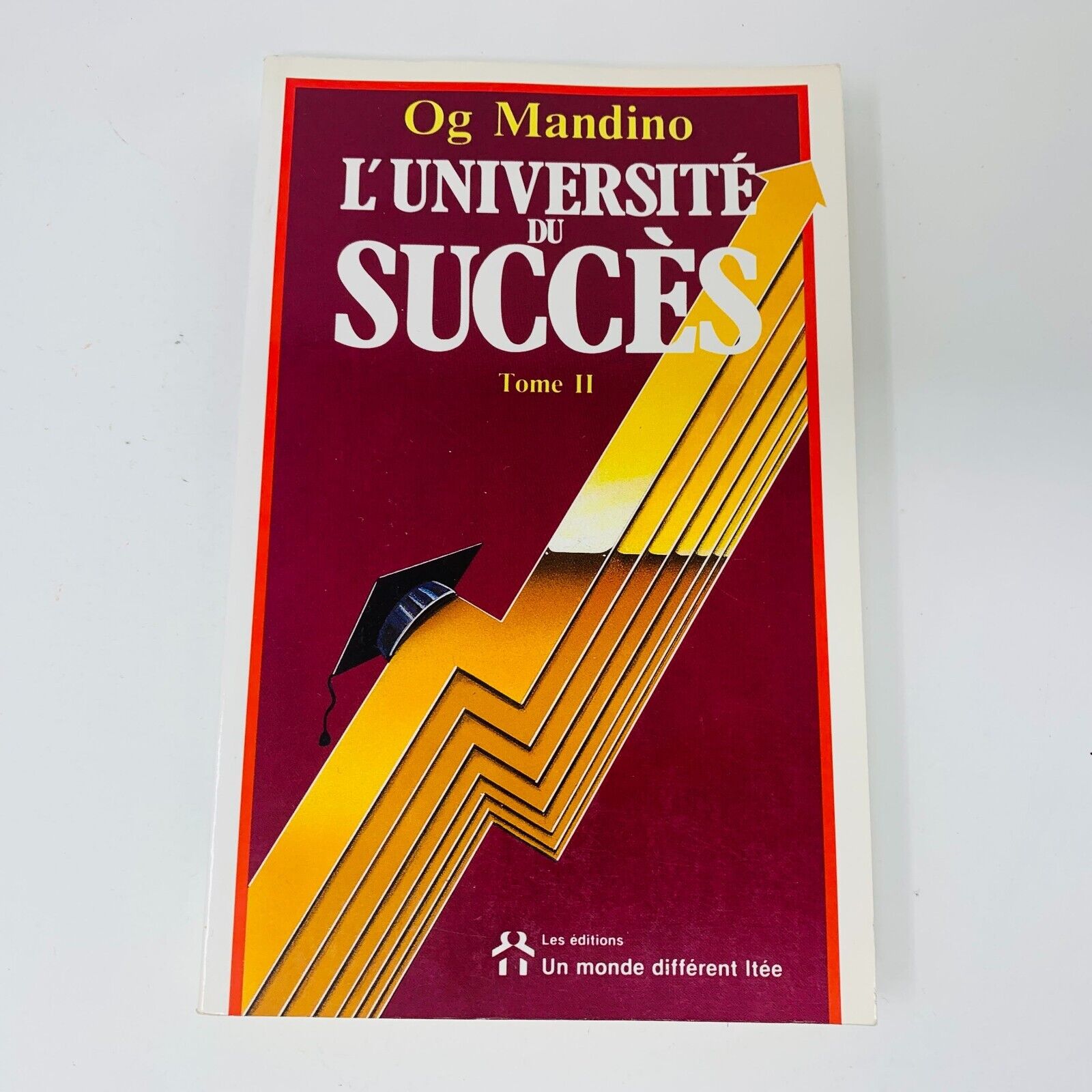 1987 L'Université du Succès Tome #2-3 Og Mandino Un Monde Différent Lot Livres