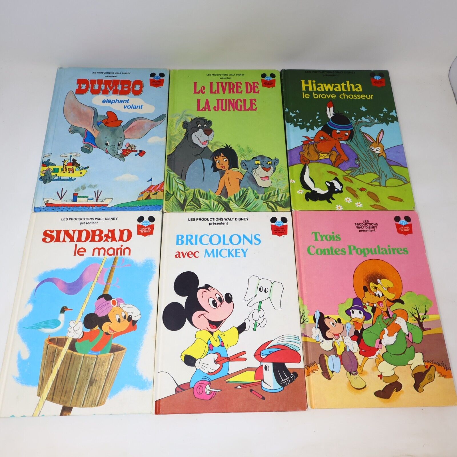 21x Livres Merveilleux de Disney Jeunes Enfants Livre-Loisirs Lot Français HC