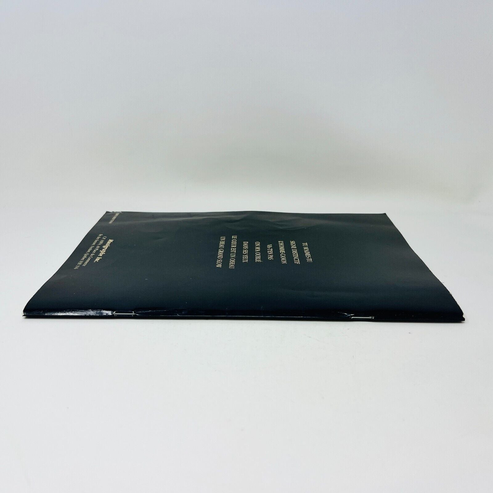 1994 Richard Desjardins Piano Partitions Songbook Musigraphe Tu m'aimes-tu
