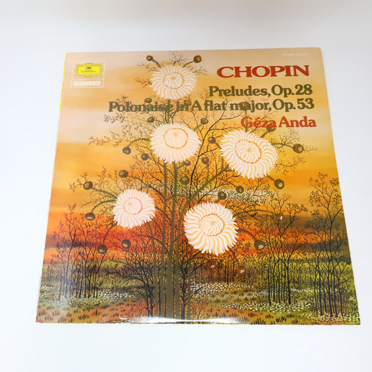 Chopin Géza Anda Preludes Op.28 / Polonaise Op.53 LP 1975 Record Piano 2535 154