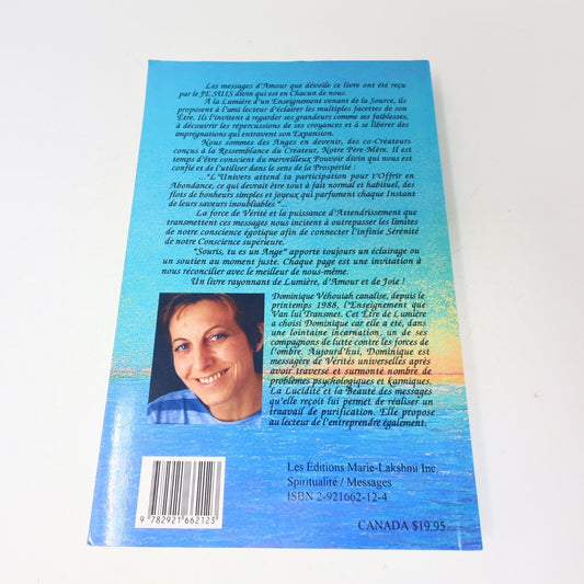 1999 Souris Tu Es un Ange Van Marie Lakshmi Français Paperback Ésotérisme Livre