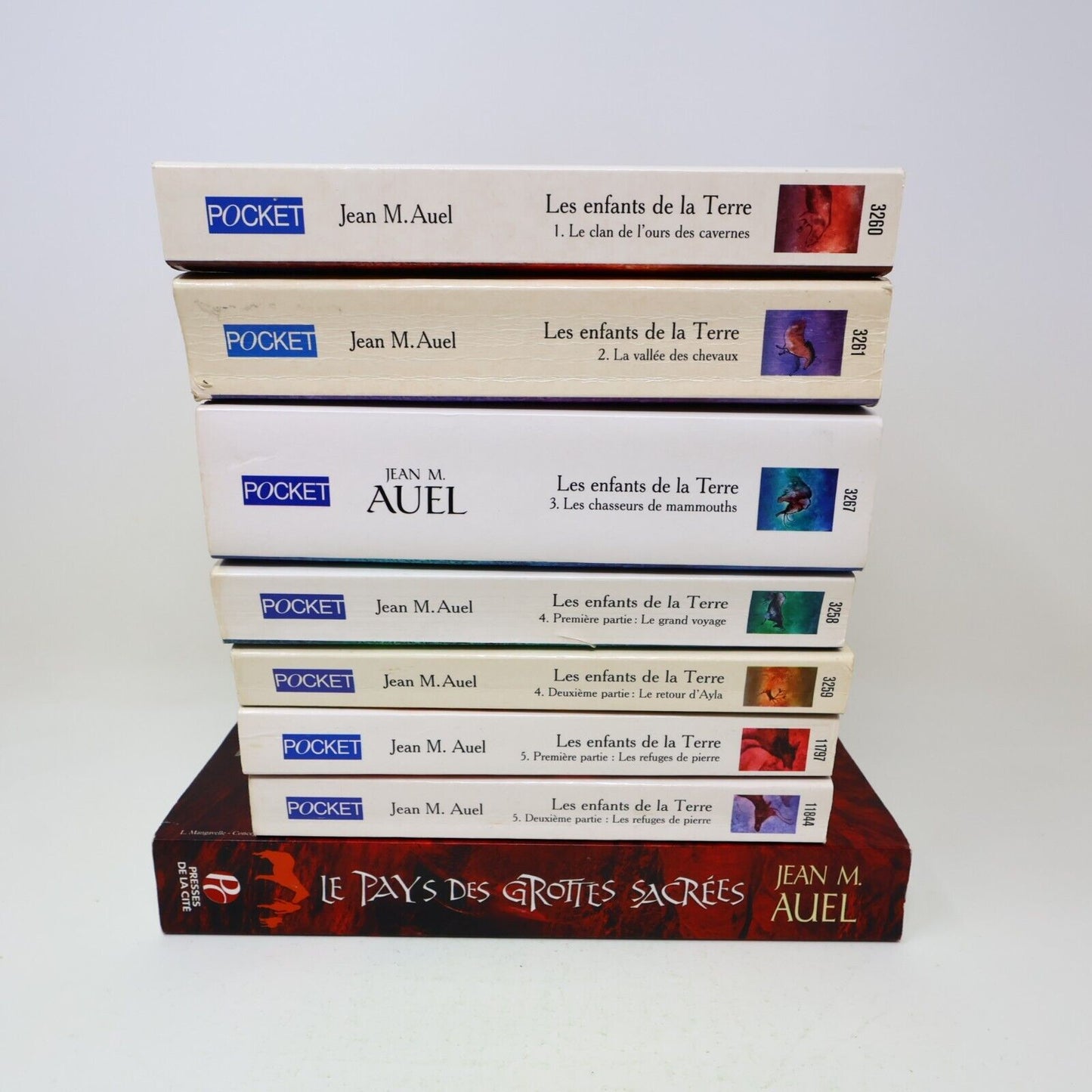 Lot 8 Livres Les Enfants de la Terre #1-6 Jean M. Auel Série Complète Français