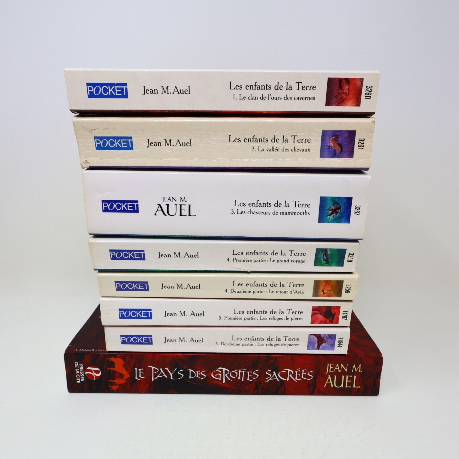 Lot 8 Livres Les Enfants de la Terre #1-6 Jean M. Auel Série Complète Français