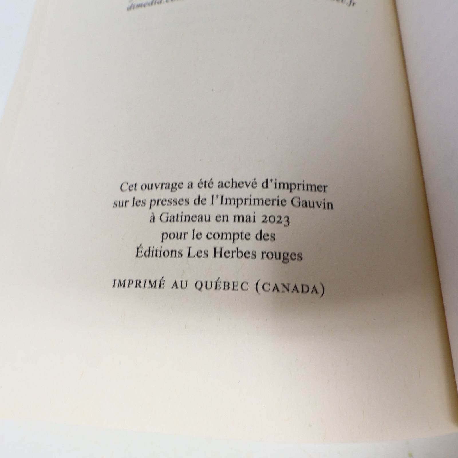 2023 Le Plein d'Ordinaire Étienne Tremblay Herbes Rouges Roman Famille Relations