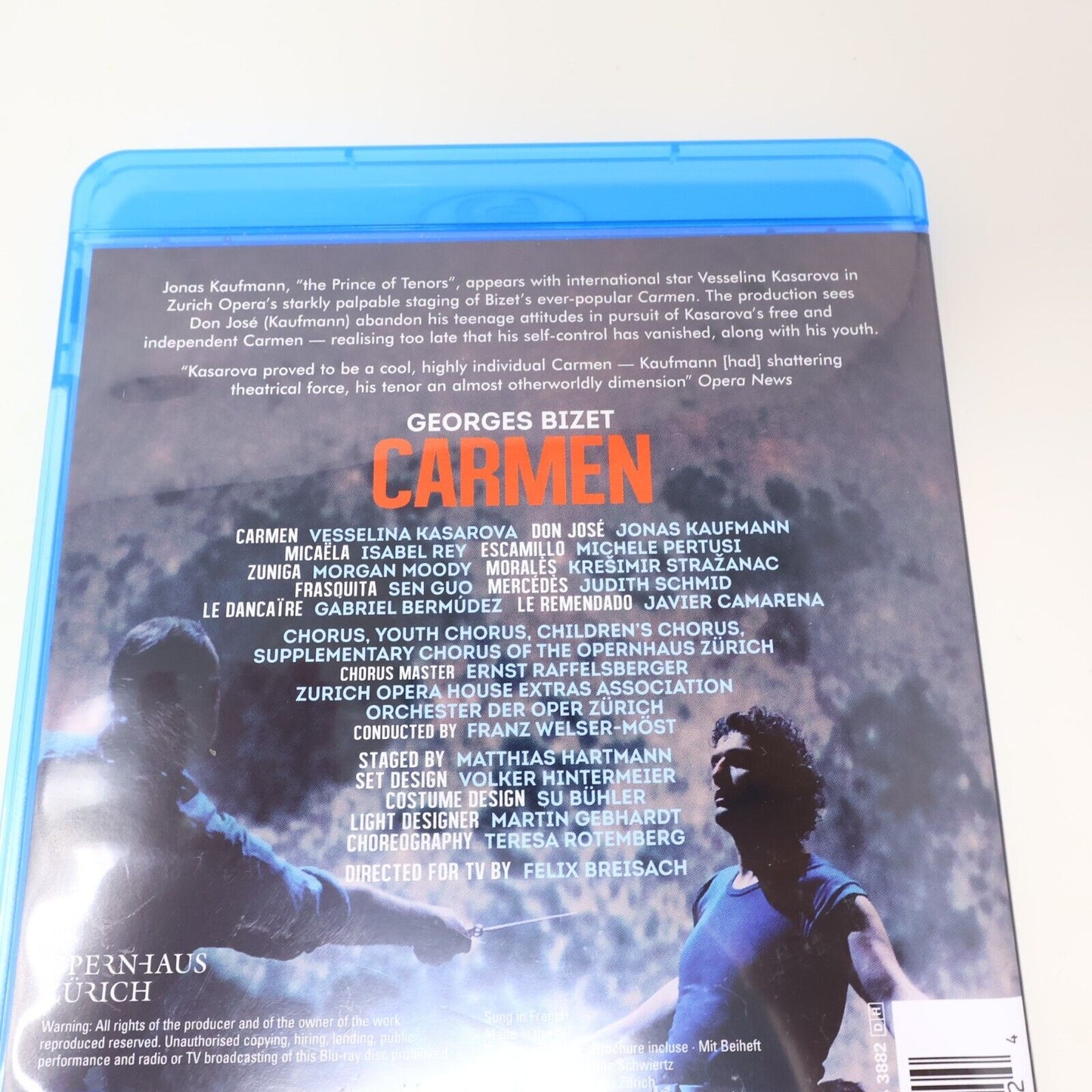 Bizet Carmen Blu-Ray Jonas Kaufmann Vesselina Kasarova Franz Welser-Most Zurich