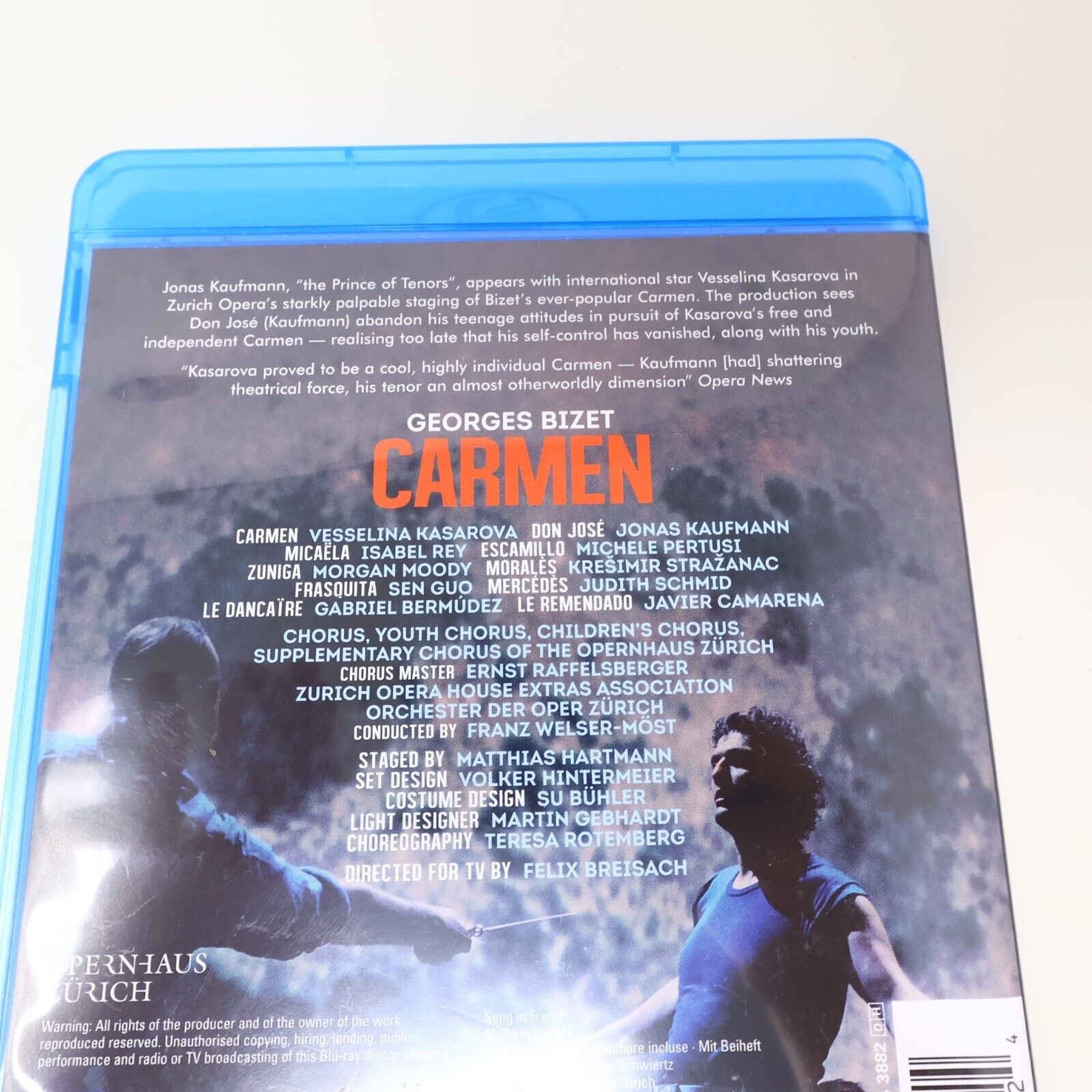 Bizet Carmen Blu-Ray Jonas Kaufmann Vesselina Kasarova Franz Welser-Most Zurich