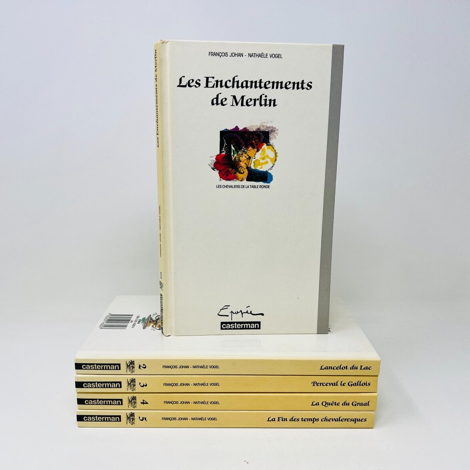 5x Les Chevaliers de la Table Ronde Épopée Casterman Complet Johan/Vogel 1987-88