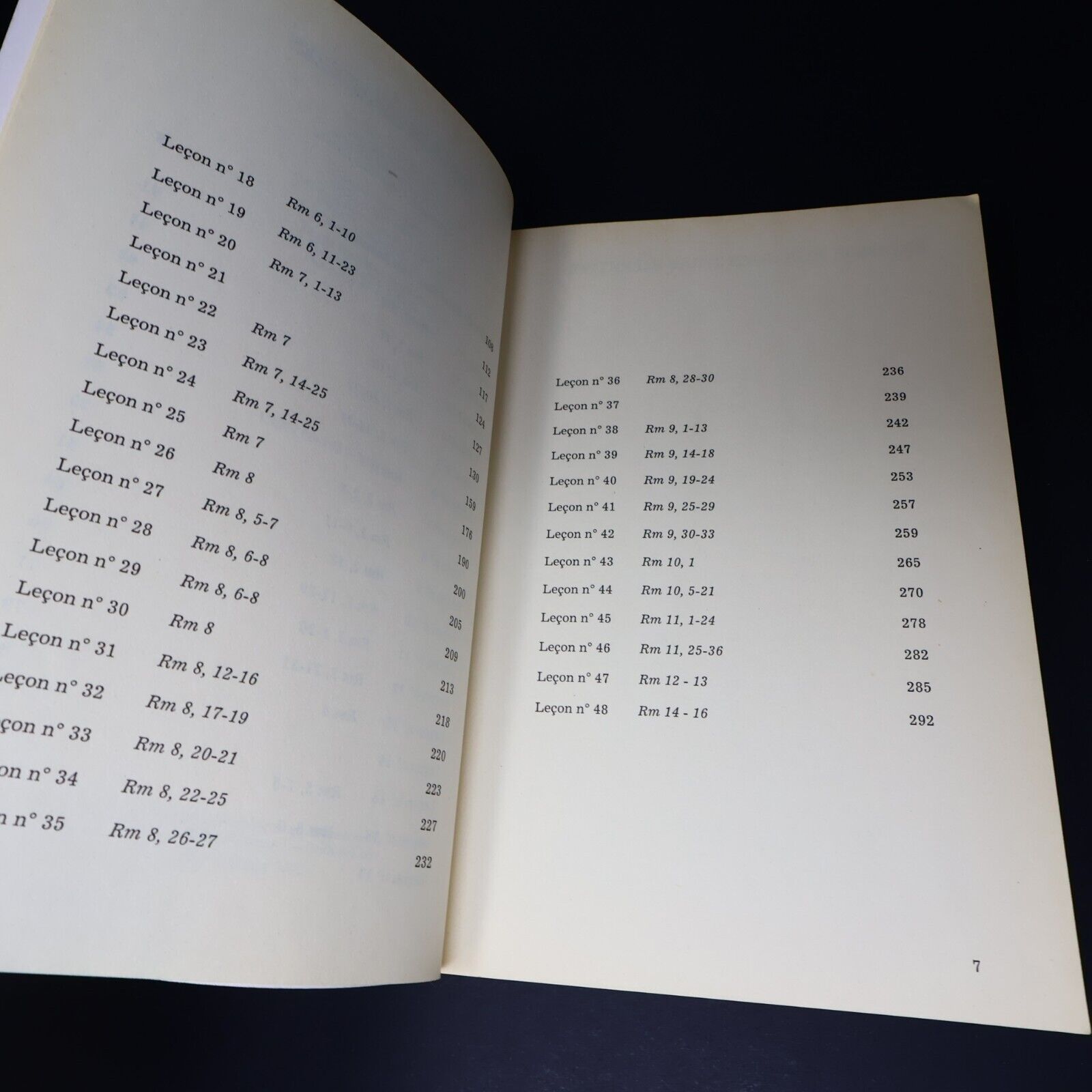 1999 Leçon sur L´Épître de Saint Paul aux Romains de Maria Valtorta Français PB