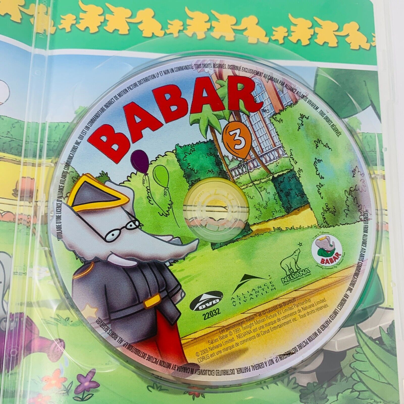 Babar 75 Ans d'Aventures! DVD Français & English Region 1 Testé Nelvana Coffret