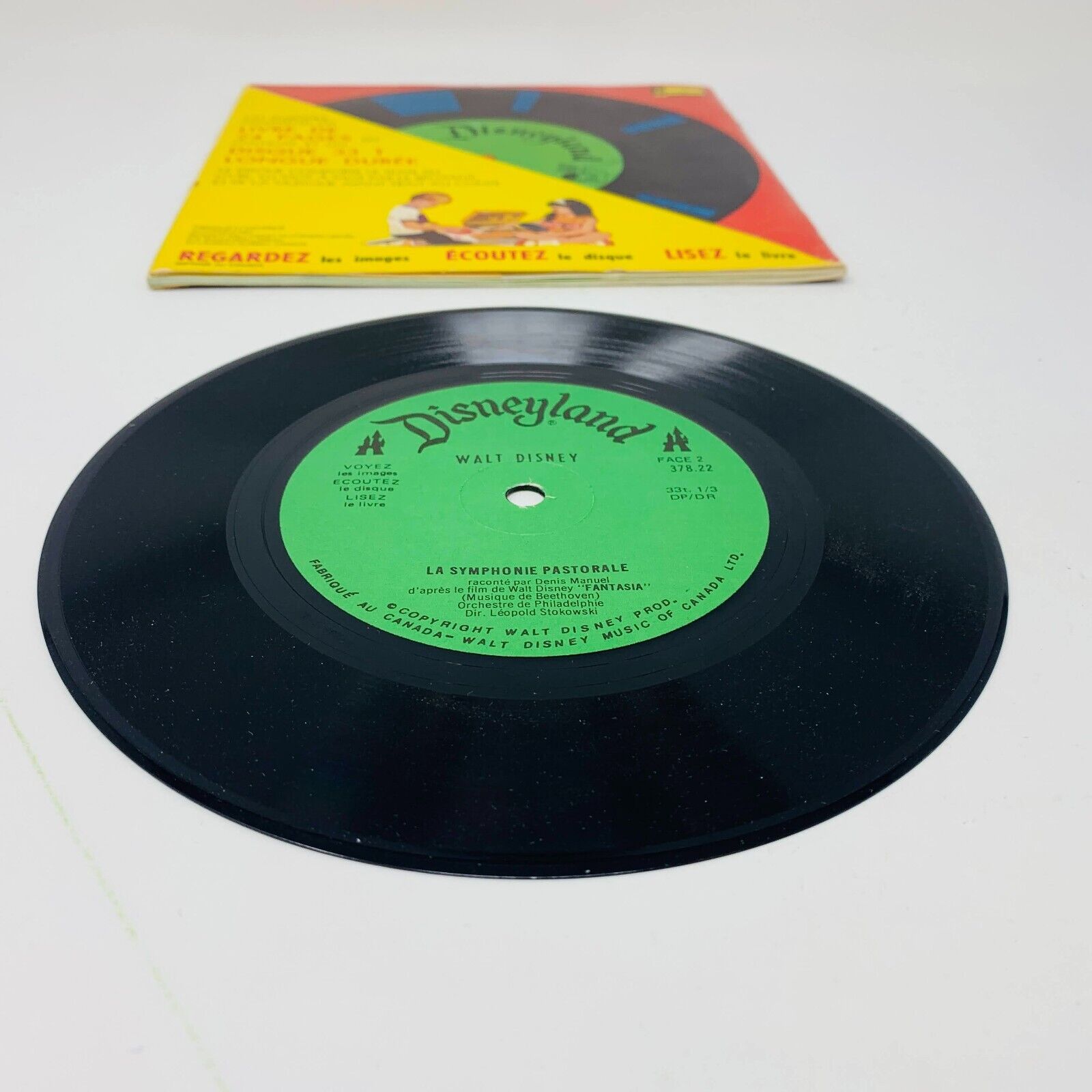 La Symphonie Pastorale Fantasia Livre Disque Disneyland Walt Disney Beethoven