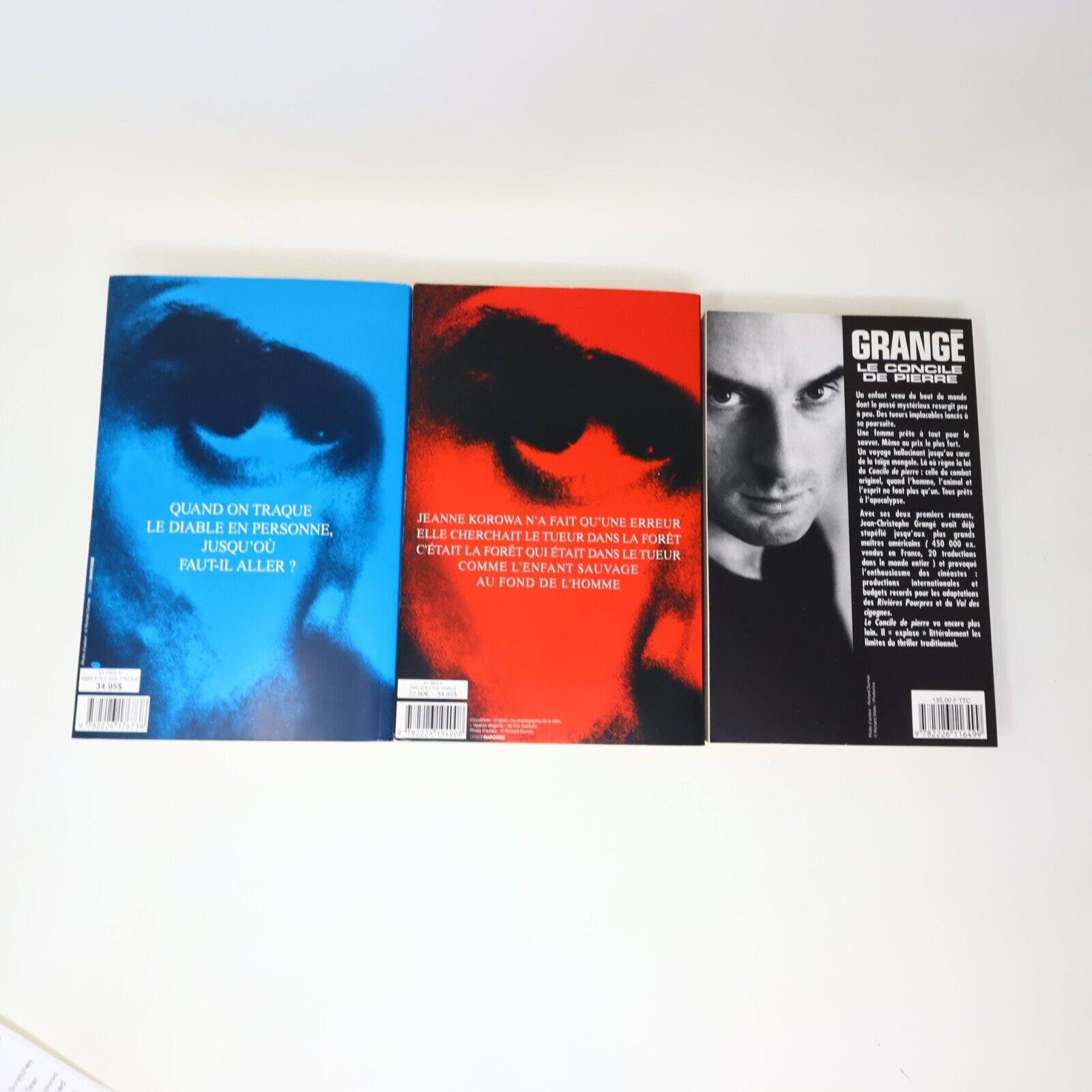 Lot 3 Jean-Christophe Grangé Le Serment des Limbes La Forêt des Mânes Livres PB