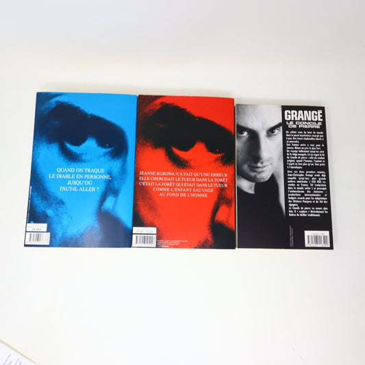 Lot 3 Jean-Christophe Grangé Le Serment des Limbes La Forêt des Mânes Livres PB