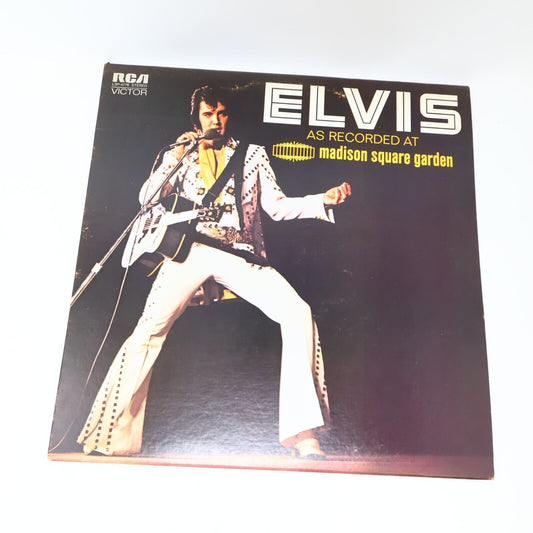 Elvis Presley Elvis As Recorded At Madison Square Garden LP Record 1972 LSP-4776