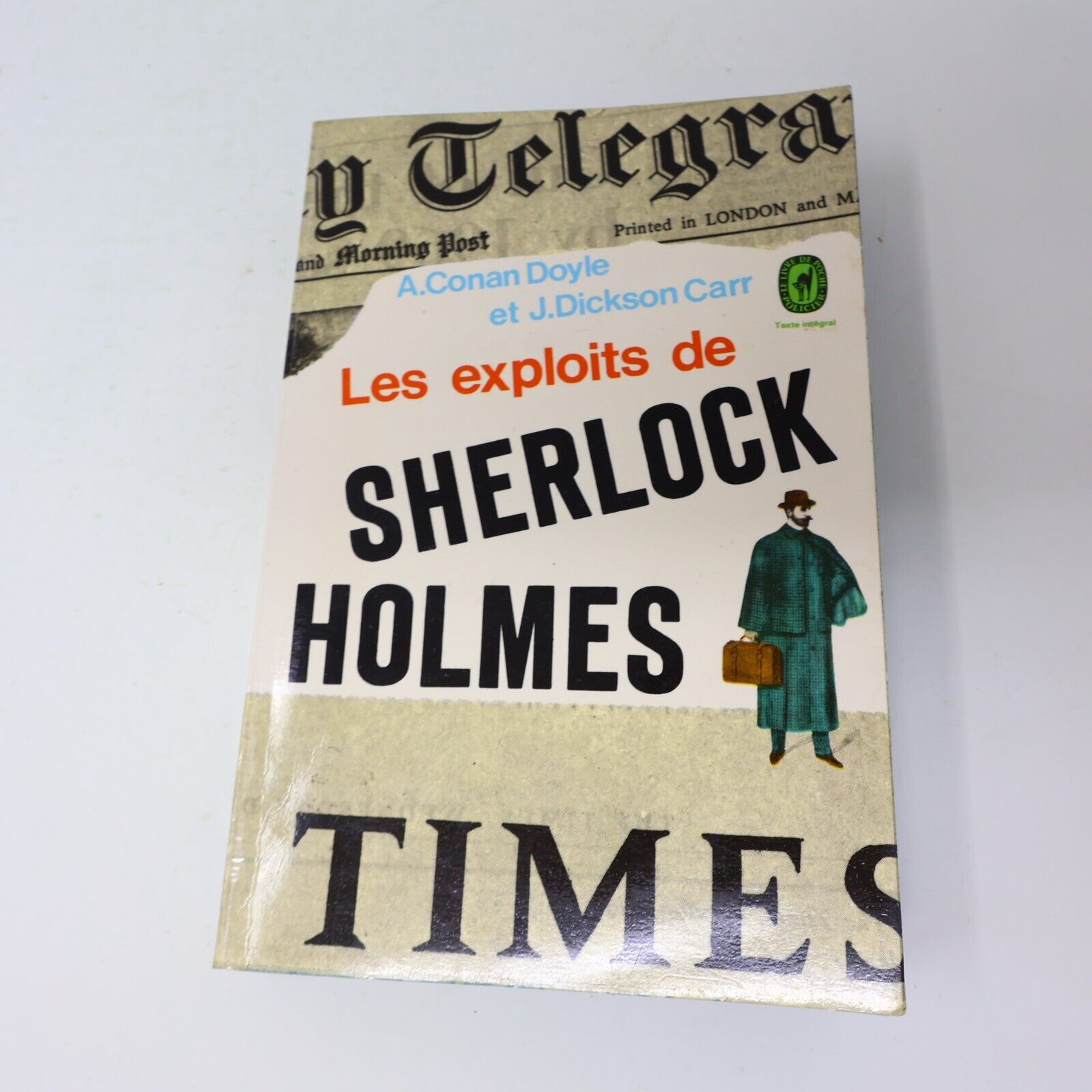 Sherlock Holmes Lot 5 Livres Arthur Conan Doyle Français Livre de Poche PB 70s