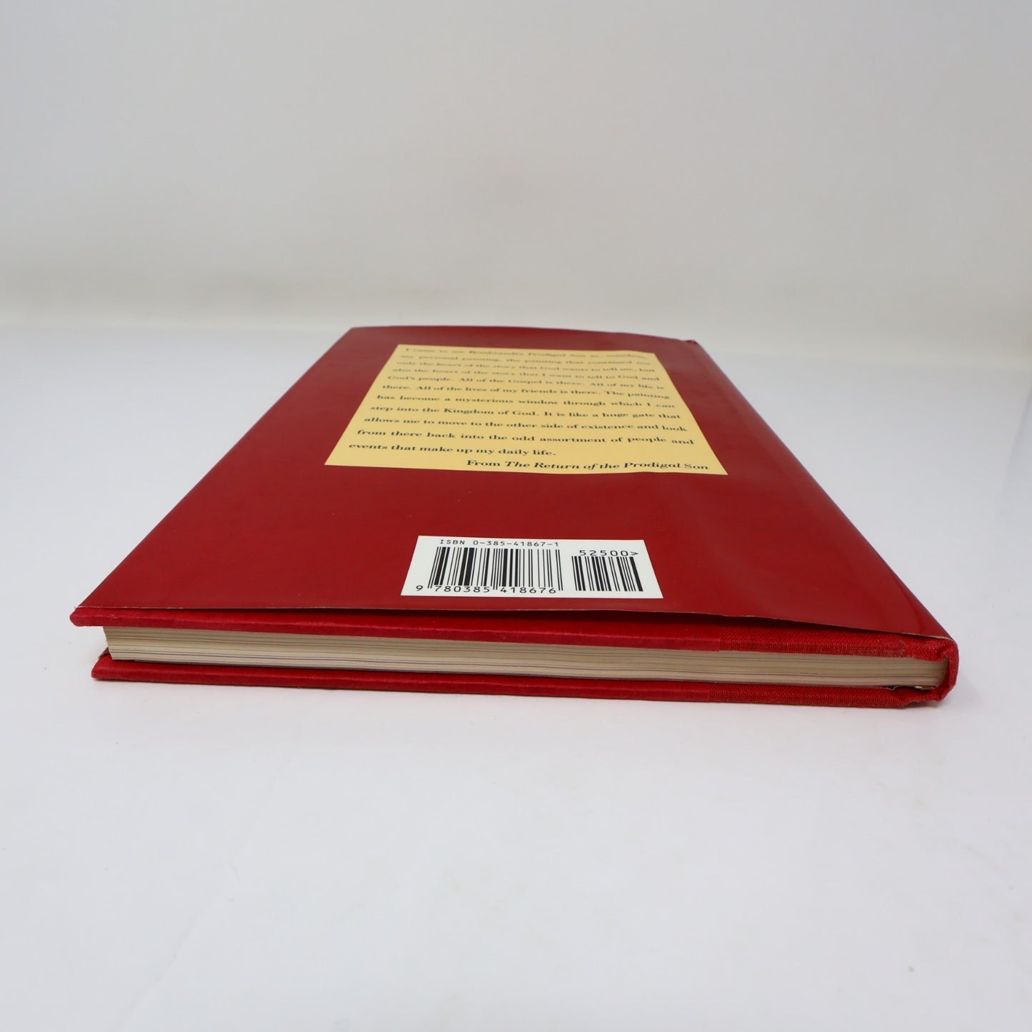 The Return of the Prodigal Son Henri Nouwen Doubleday 1992 HC DJ Religion Book