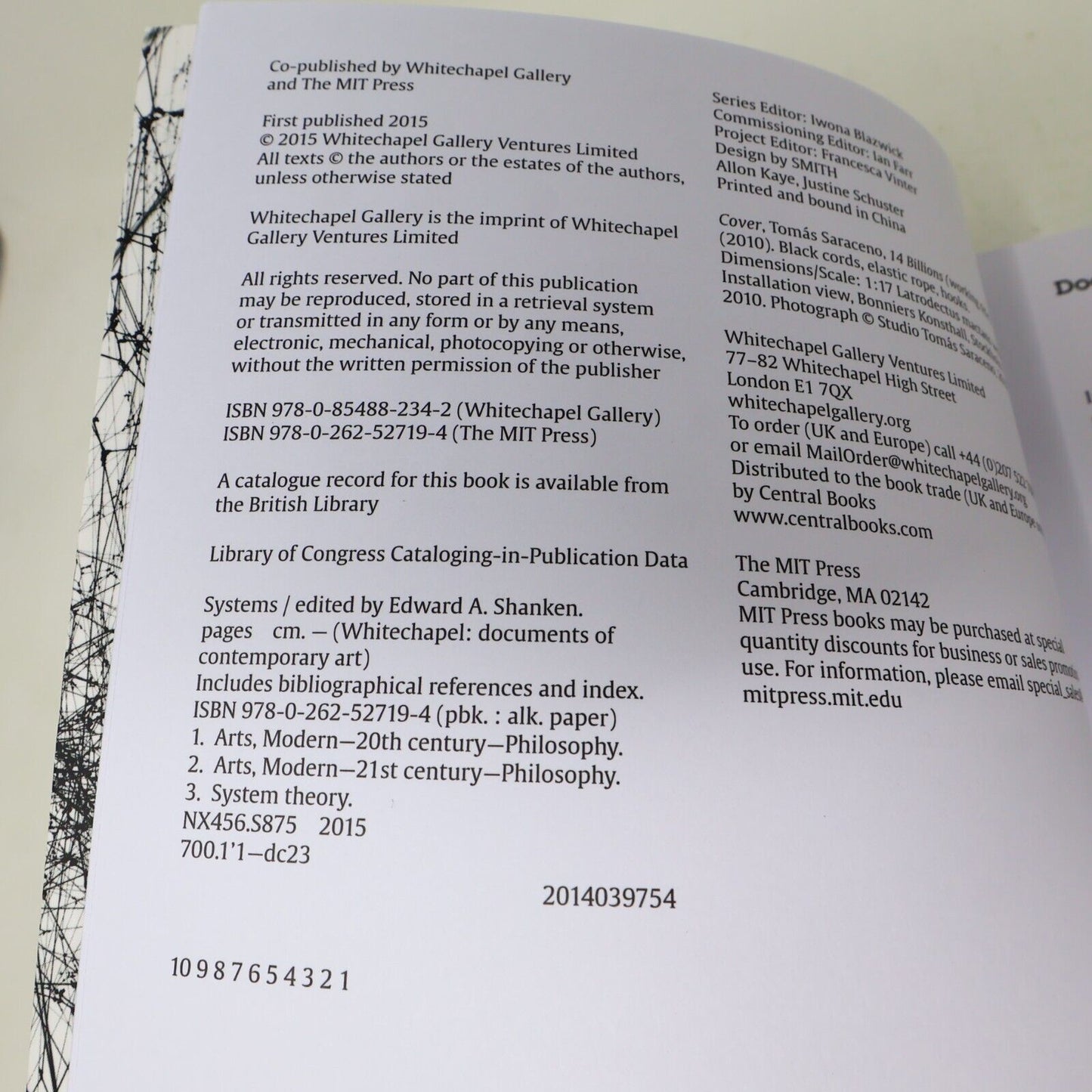 2015 Systems Documents of Contemporary Art Edward A. Shanken Mit Press Art AI PB