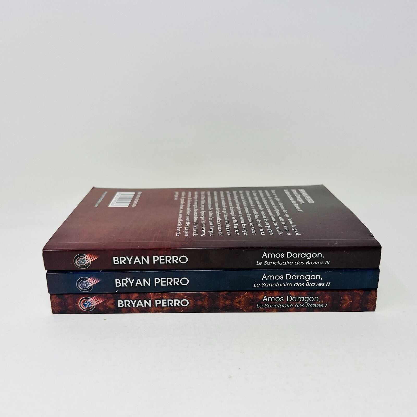 Amos Daragon Le Sanctuaire des Braves #1-3 Série Complète Bryan Perro Lot Livres