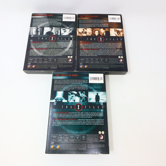 The X Files / Aux Frontières du Réel Season #1-2-3 DVD Lot NTSC David Duchovny