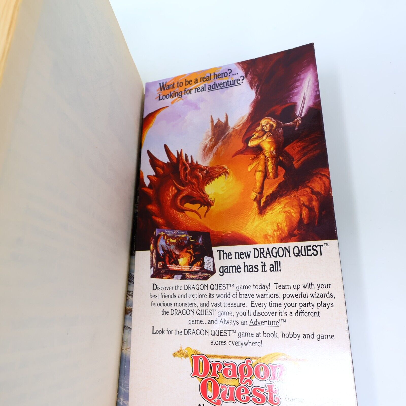 1992 The Tainted Sword The Penhaligon Trilogy #1 by D. J. Heinrich D&D 1st Print