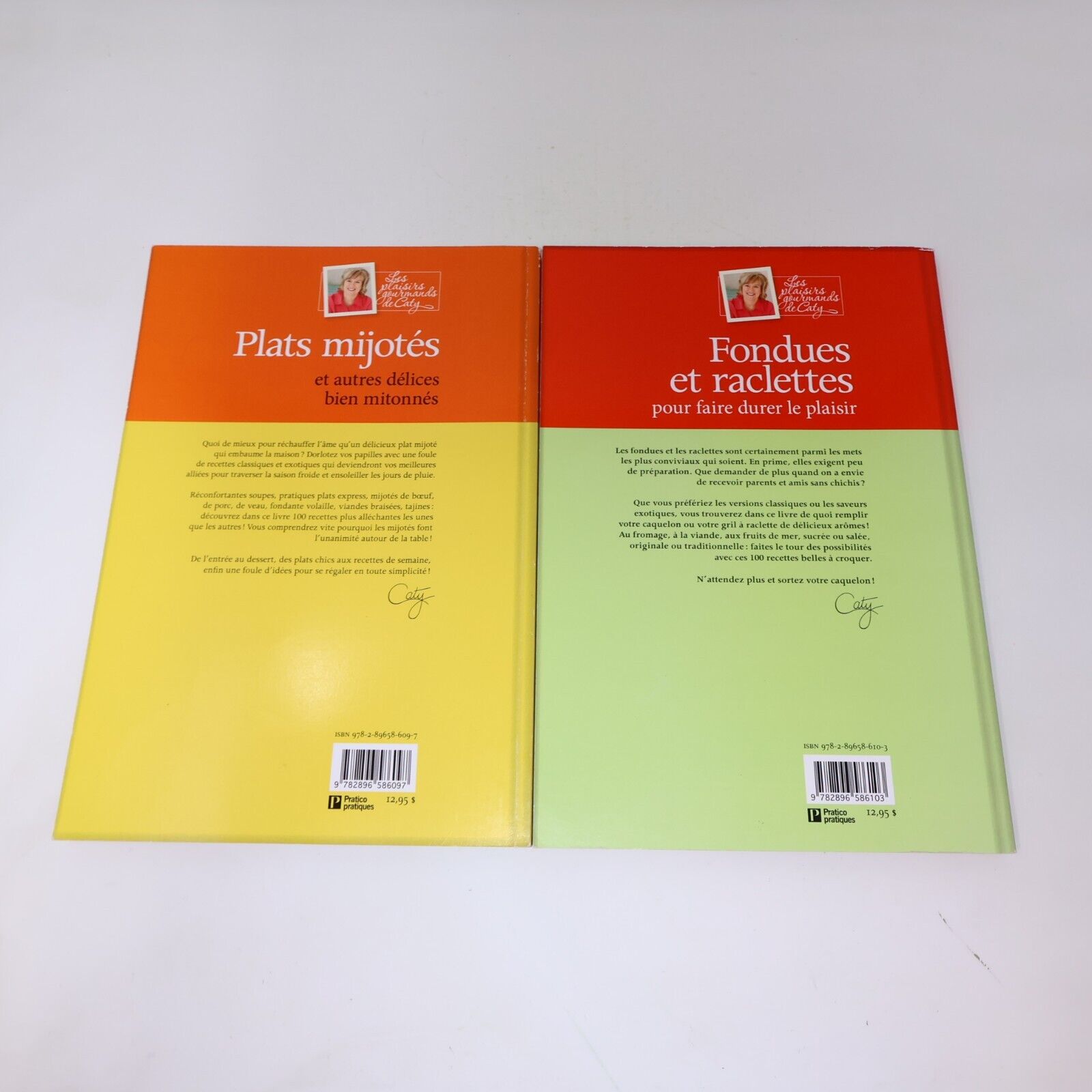 Lot 7 Les Plaisirs Gourmands de Caty Souper Express Desserts Plats Mijotés PB