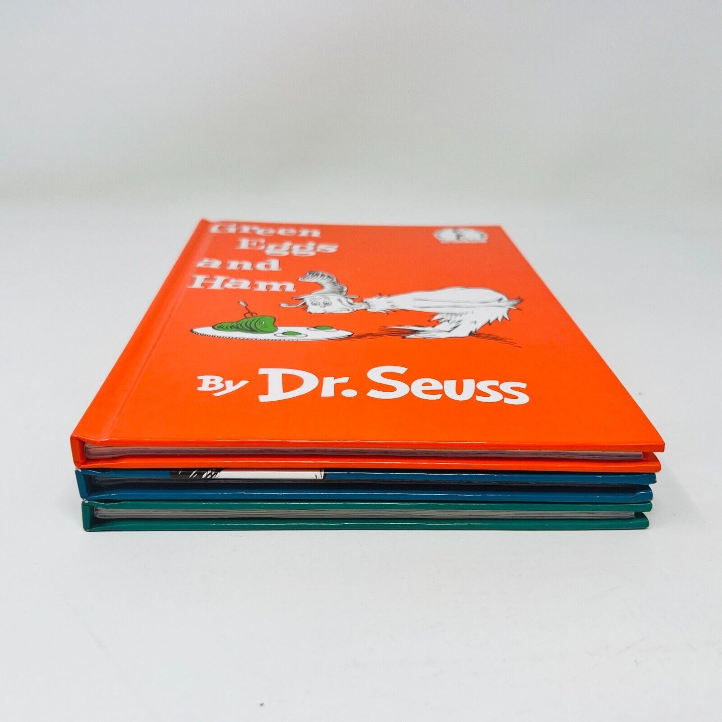 3x Dr. Seuss Green Eggs and Ham Hop on Pop Cat in the Hat Lot Books Hardcover HC