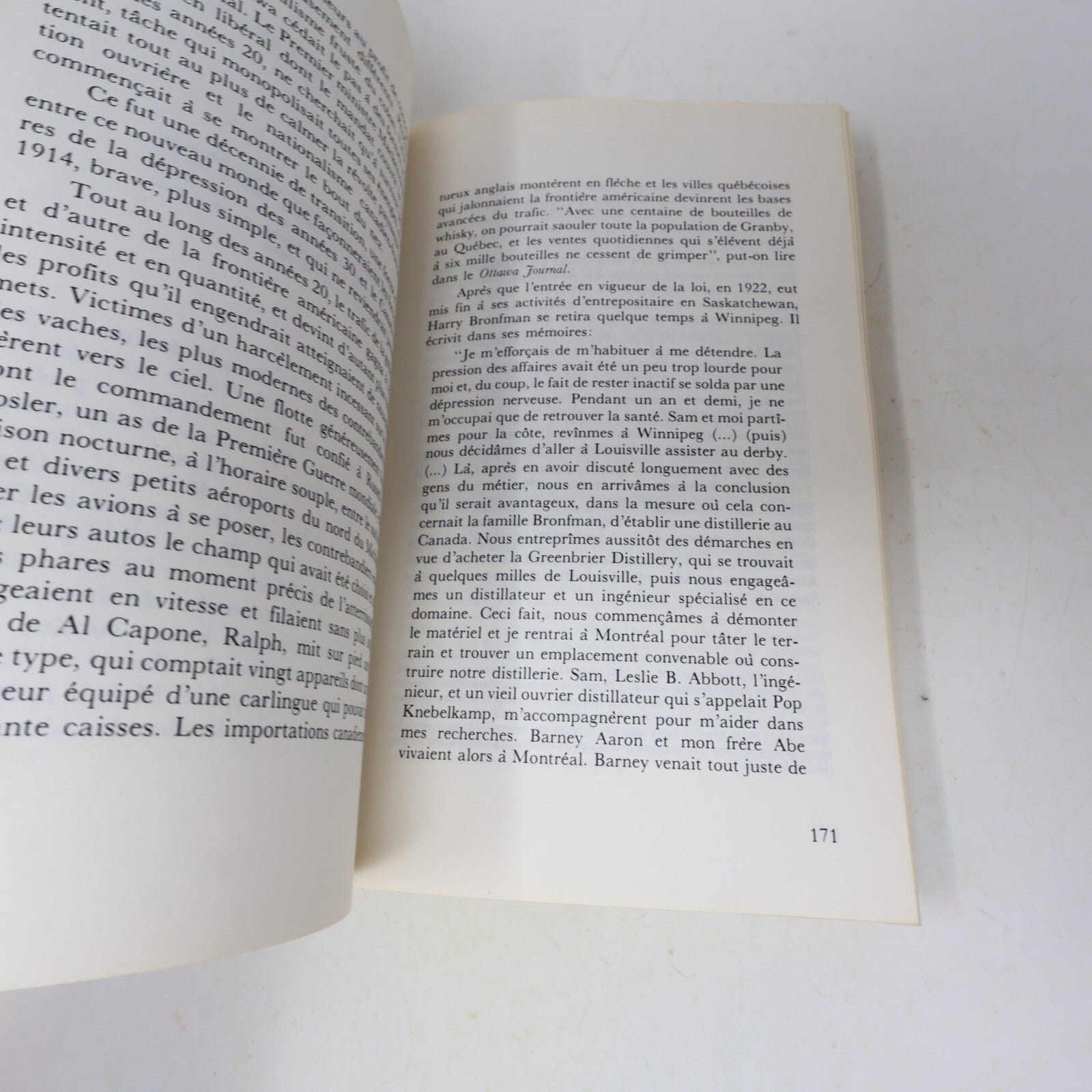 Peter C. Newman La Dynastie des Bronfman L'Establishment Canadien 2 Lot 2 Livres
