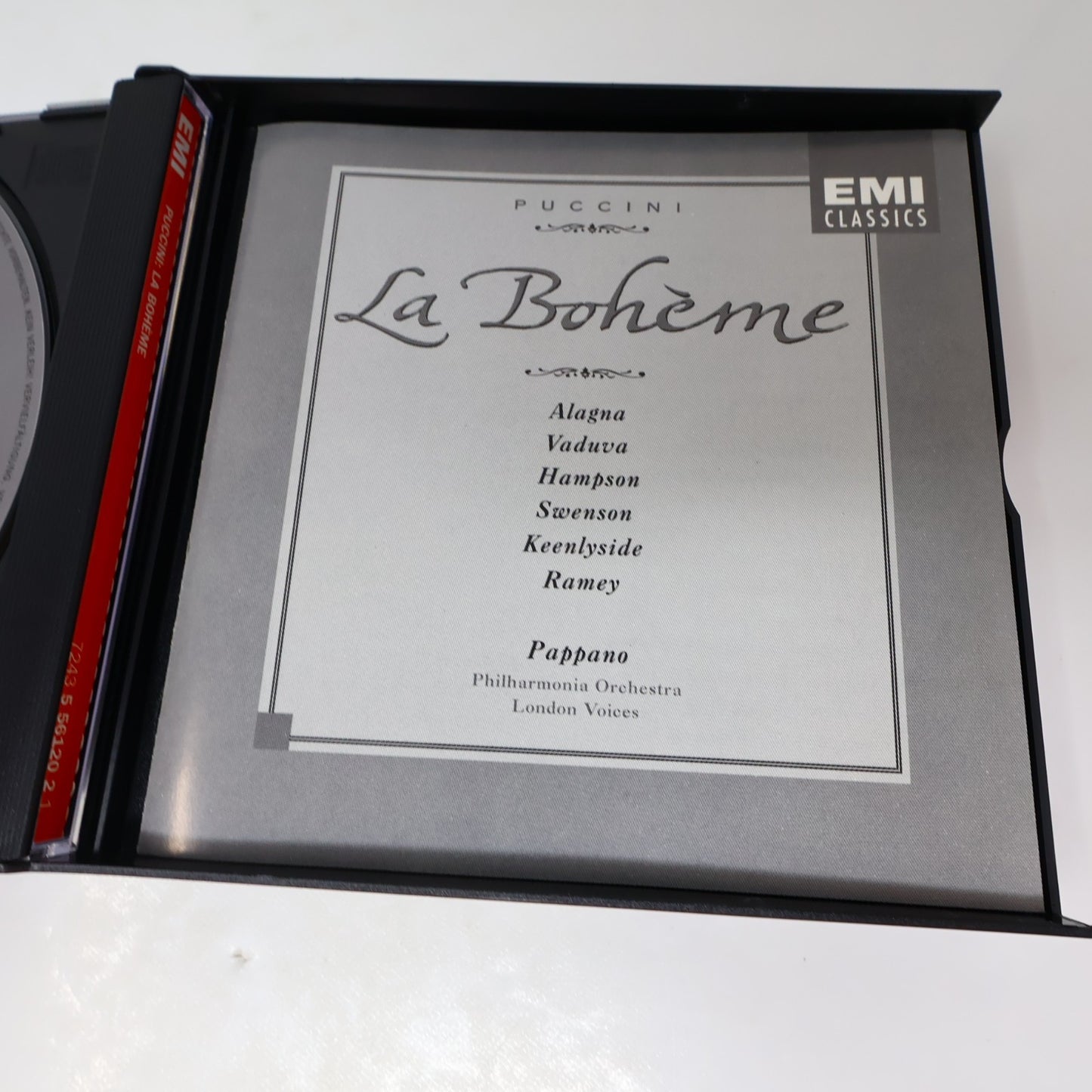 La Bohème CD Puccini/Pappano/Vaduva/Alagna/Hampson EMI 1996 Opera Classical