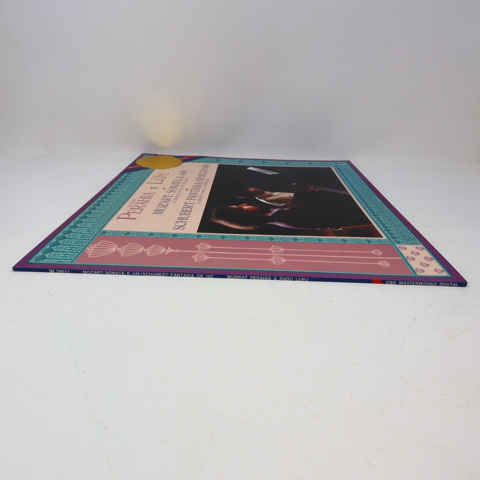 Murray Perahia Radu Lupu Mozart Sonata Schubert Fantasia LP Record 1985 CBS
