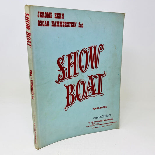 Show Boat Vocal Score Jerome Kern/Oscar Hammerstein 2nd T.B. Harms Paperback