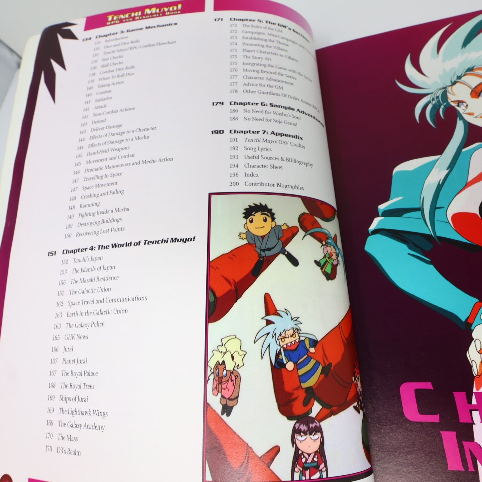Tenchi Muyo! Role-Playing Game and Resource Book Guardians of Order 2000 Rpg PB