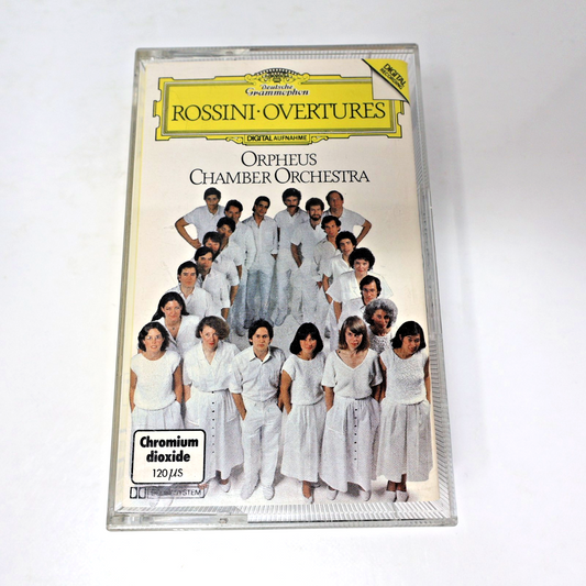 Rossini-Overtures Cassette Orpheus Chamber Orchestra 1985 DGG 415 363-4 Tancredi