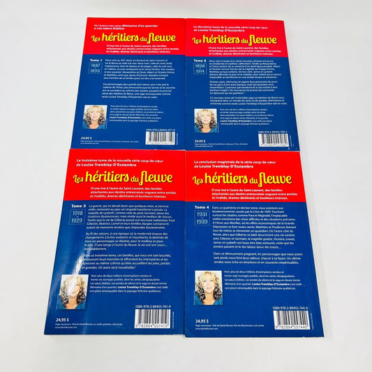 Les Héritiers du Fleuve Tomes 1-4 Série Complète de Louise Tremblay D'Essiambre