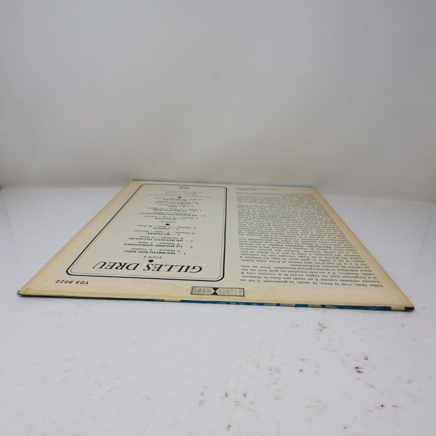 Gilles Dreu - Pourquoi Bon Dieu LP Record 1968 Jupiter French Chanson YDS 8022