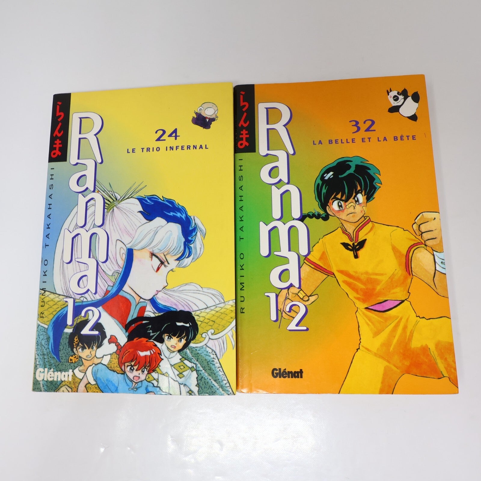 Ranma 1/2 Lot 10 Mangas Rumiko Takahashi Glénat Le Cordon Bleu PB Français 90s