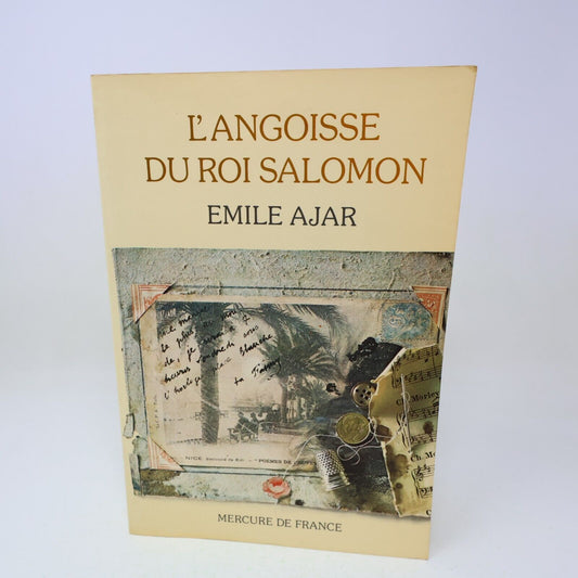 1979 L'Angoisse du Roi Salomon Émile Ajar Romain Gary Littérature Française 70s