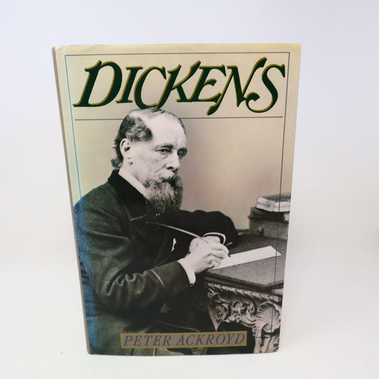 1990 Dickens Peter Ackroyd Harpercollins Hardcover HC Biography Book 90s DJ