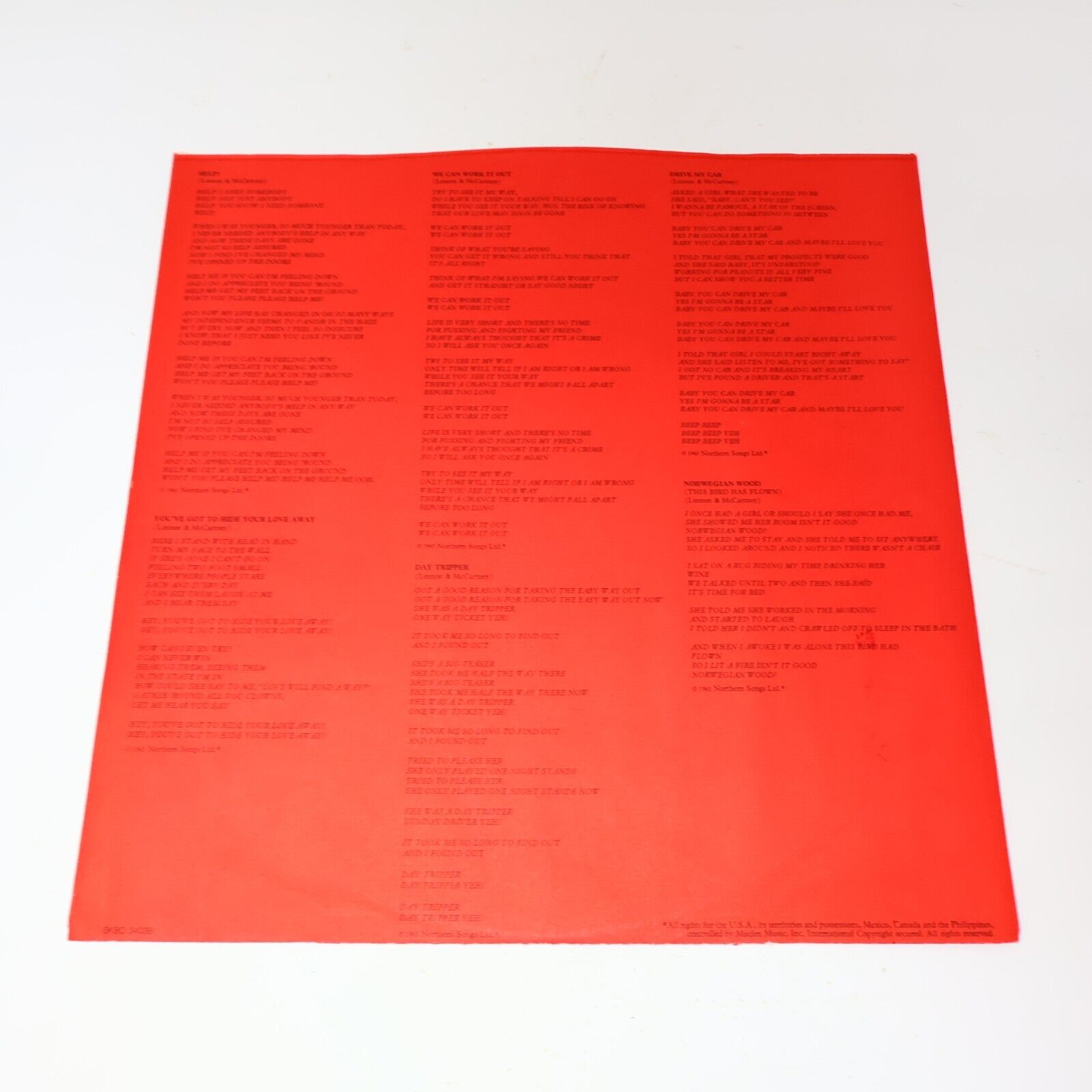 The Beatles 1962-1966 Red + 1967-1970 Blue Lot 2 LP Record 1973 SKBO 3403 3404