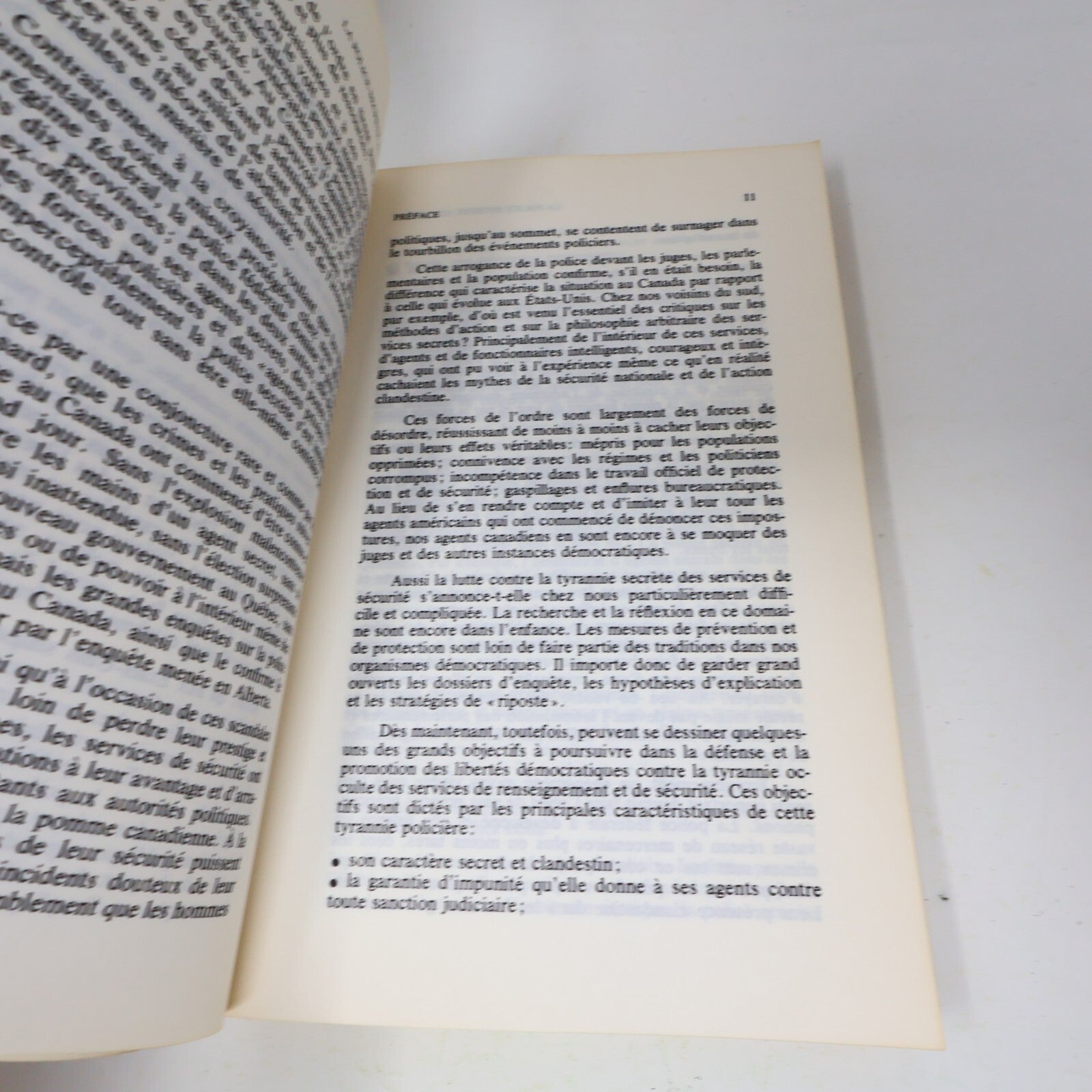 1978 La Police Secrète au Québec Normand Caron Québec Amérique Histoire Crime PB