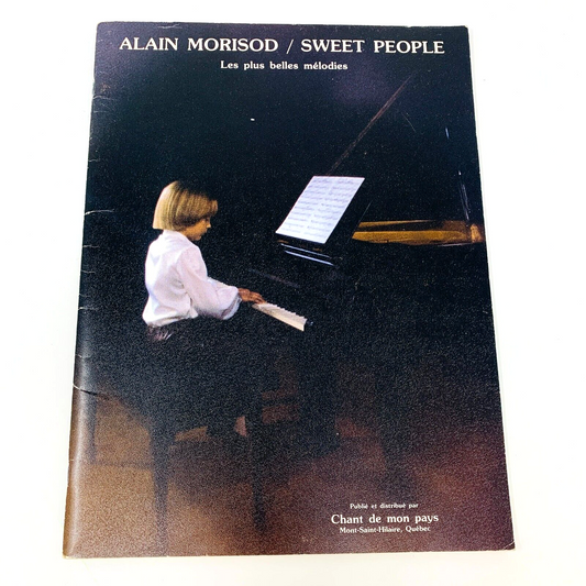 1985 Les Plus Belles Mélodies Alain Morisod Sweet People Partitions Songbook